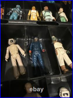 Vintage 70s 80s Kenner Star Wars Figure Lot Of 32 Darth Vader Case