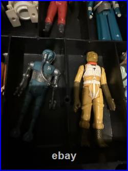 Vintage 70s 80s Kenner Star Wars Figure Lot Of 32 Darth Vader Case