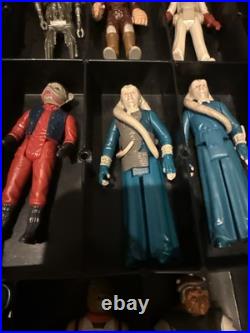 Vintage 70s 80s Kenner Star Wars Figure Lot Of 32 Darth Vader Case
