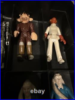 Vintage 70s 80s Kenner Star Wars Figure Lot Of 32 Darth Vader Case