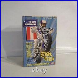 Vintage 70s Evel Knievel Figure, Bike, Launcher & BOX