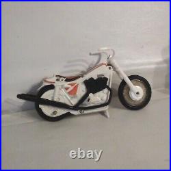 Vintage 70s Evel Knievel Figure, Bike, Launcher & BOX