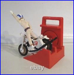 Vintage 70s Evel Knievel Figure, Bike, Launcher & BOX