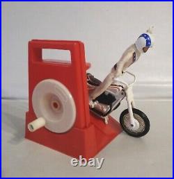 Vintage 70s Evel Knievel Figure, Bike, Launcher & BOX