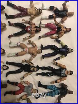 Vintage 80's & 1990's WWE Wrestling Figures Bundle Lot Toy Silicone Figures