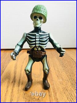 Vintage 80's Nightmare Warriors MOTU KO Figure Skeleton Glow Dark Scareglow Toy