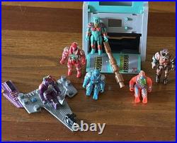 Vintage 80s Computer Warriors Tech Toy Lot Figures Playset PC 1980s Mattel Robot
