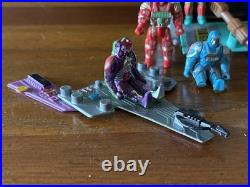 Vintage 80s Computer Warriors Tech Toy Lot Figures Playset PC 1980s Mattel Robot