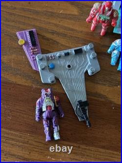 Vintage 80s Computer Warriors Tech Toy Lot Figures Playset PC 1980s Mattel Robot Vintage 80s Computer Warriors Tech Toy Lot Figures Playset PC 1980s Mattel Robot