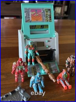 Vintage 80s Computer Warriors Tech Toy Lot Figures Playset PC 1980s Mattel Robot