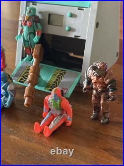 Vintage 80s Computer Warriors Tech Toy Lot Figures Playset PC 1980s Mattel Robot