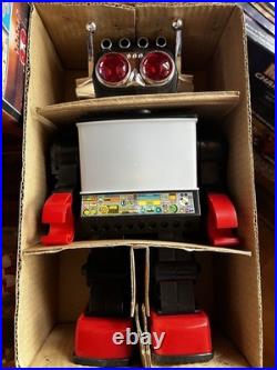 Vintage 80s Kamco Saturn 13 Giant Walking Robot Toy Complete With Box