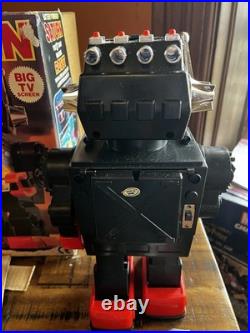Vintage 80s Kamco Saturn 13 Giant Walking Robot Toy Complete With Box