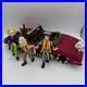 Vintage 80s Kenner Beetlejuice Lot Creepy Cruiser Car & 3 Action Figures Vintage