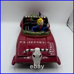 Vintage 80s Kenner Beetlejuice Lot Creepy Cruiser Car & 3 Action Figures Vintage