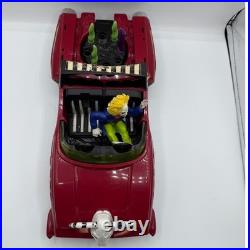 Vintage 80s Kenner Beetlejuice Lot Creepy Cruiser Car & 3 Action Figures Vintage