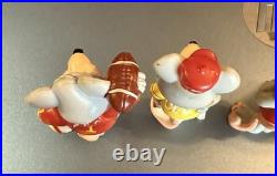 Vintage 80s ShowBiz Chuck E Cheese Lot 4 Figures & 1 Working Wind Up Toy