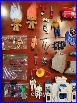 Vintage 80s Toy LOT He-Man Ghostbusters action figures, accessories, vehicles