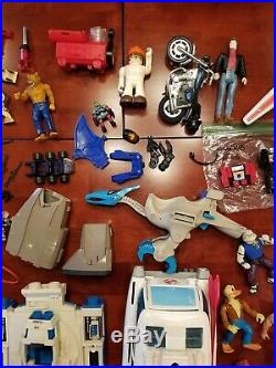 Vintage 80s Toy LOT He-Man Ghostbusters action figures, accessories, vehicles