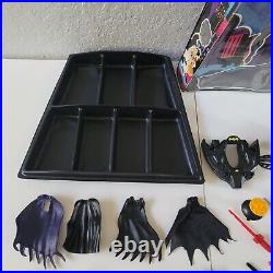 Vintage 90s Action Figure Toy Lot Batman DC With Accesories, Case