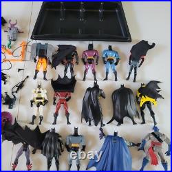 Vintage 90s Action Figure Toy Lot Batman DC With Accesories, Case