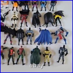 Vintage 90s Action Figure Toy Lot Batman DC With Accesories, Case