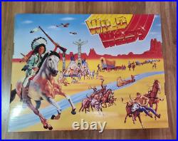 Vintage 90s HING FAT TOYS Wild West set COWBOYS-INDIANS NOS 2 tall figures