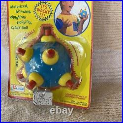 Vintage 90s Lanard Toys Jitter Ball Jr. Green & Blue TOY RARE 1995 SEALED