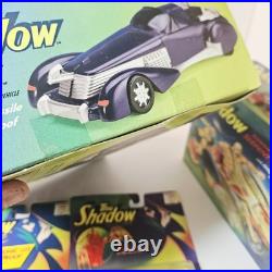 Vintage 90s The Shadow Kenner Toy Lot Mirage SX-100, (2) Serpent Bikes, And Figs