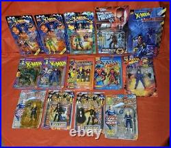 Vintage 90s X-Men Marvel 14 Action Figures Toy Biz Mr. Sinister Morph Sauron NIB