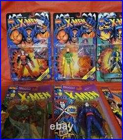 Vintage 90s X-Men Marvel 14 Action Figures Toy Biz Mr. Sinister Morph Sauron NIB