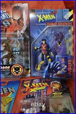 Vintage 90s X-Men Marvel 14 Action Figures Toy Biz Mr. Sinister Morph Sauron NIB