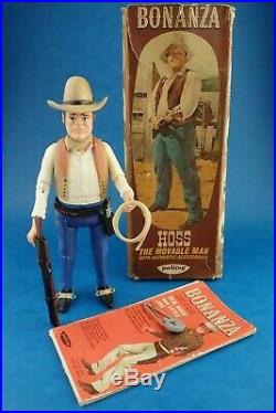 Vintage Action Figure BONANZA HOSS The Movable Man Palitoy 1966 Complete Toy