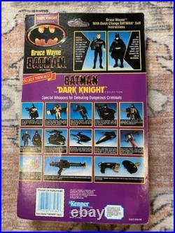 Vintage Action Figure Bundle 1989 Batman 1990 Bruce Wayne 1991 Venom Squirts