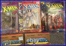 Vintage Action Figure Lot Mixed Marvel X-men Toy biz