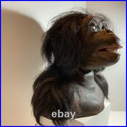 Vintage Alive Chimpanzee Motorized Motion activated Motion with Sound Effects