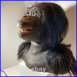 Vintage Alive Chimpanzee Motorized Motion activated Motion with Sound Effects