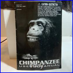 Vintage Alive Chimpanzee Motorized Motion activated Motion with Sound Effects