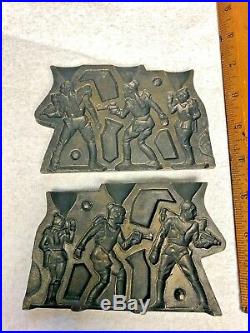 Vintage Antique Buck Rogers Lead Soldier Toy Mold 25th Century Space Gun Figures