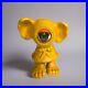 Vintage Arrow Industries Edward Mobley Cyclops Rubber Figure Toy Yellow Orange