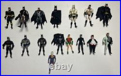 Vintage BATMAN Toy Lot Marvel And Other Assorted Figures 90s AS IS SEE PHOTOS