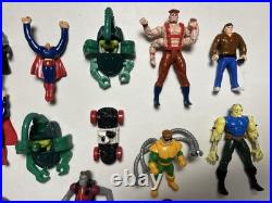 Vintage BATMAN Toy Lot Marvel And Other Assorted Figures 90s AS IS SEE PHOTOS