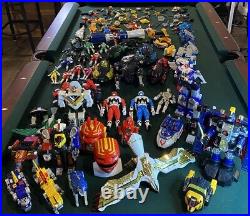 Vintage Bandai Power Rangers Transformers Voltron Action Figure Toys HUGE LOT