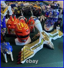 Vintage Bandai Power Rangers Transformers Voltron Action Figure Toys HUGE LOT