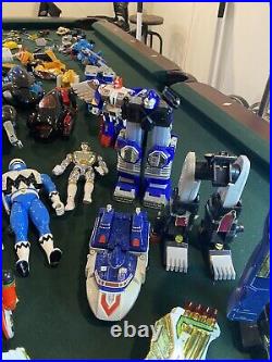 Vintage Bandai Power Rangers Transformers Voltron Action Figure Toys HUGE LOT