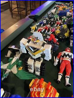 Vintage Bandai Power Rangers Transformers Voltron Action Figure Toys HUGE LOT