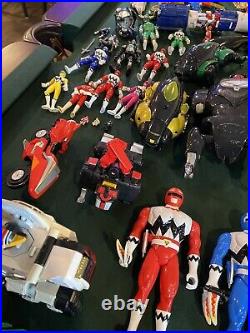 Vintage Bandai Power Rangers Transformers Voltron Action Figure Toys HUGE LOT