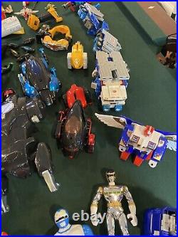 Vintage Bandai Power Rangers Transformers Voltron Action Figure Toys HUGE LOT