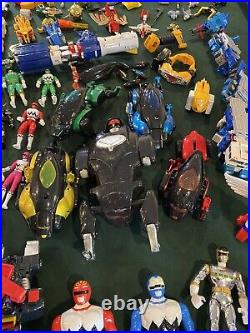 Vintage Bandai Power Rangers Transformers Voltron Action Figure Toys HUGE LOT