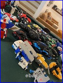 Vintage Bandai Power Rangers Transformers Voltron Action Figure Toys HUGE LOT